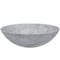 Novatto Carrera White Marble Vessel Sink and Brushed Nickel Umbrella Drain NOSV-CWBN - alternate 1